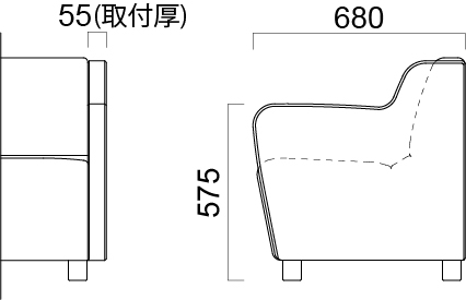 木脚の場合